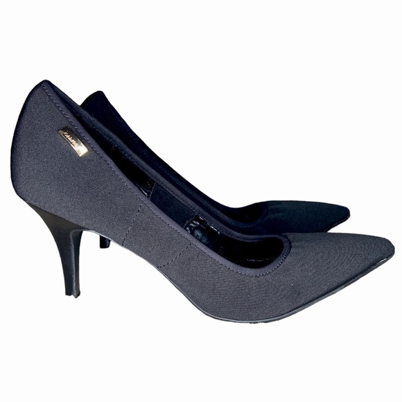Calvin Klein Nitza Pumps Pointed Toe Black Size 8 - Picture 1 of 8